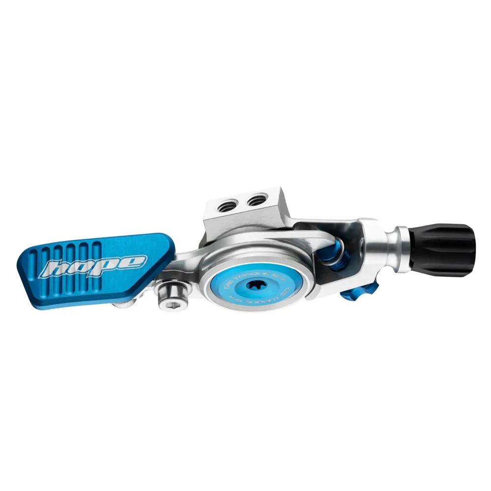 Team Cycles Hope Dropper Lever - Lever Only - Silver/ Blue | Interest FREE Finance & Online Refund Policy.