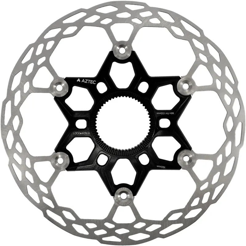 Aztec HexVent Ultra Lightweight Floating Centrelock Disc Brake Rotor