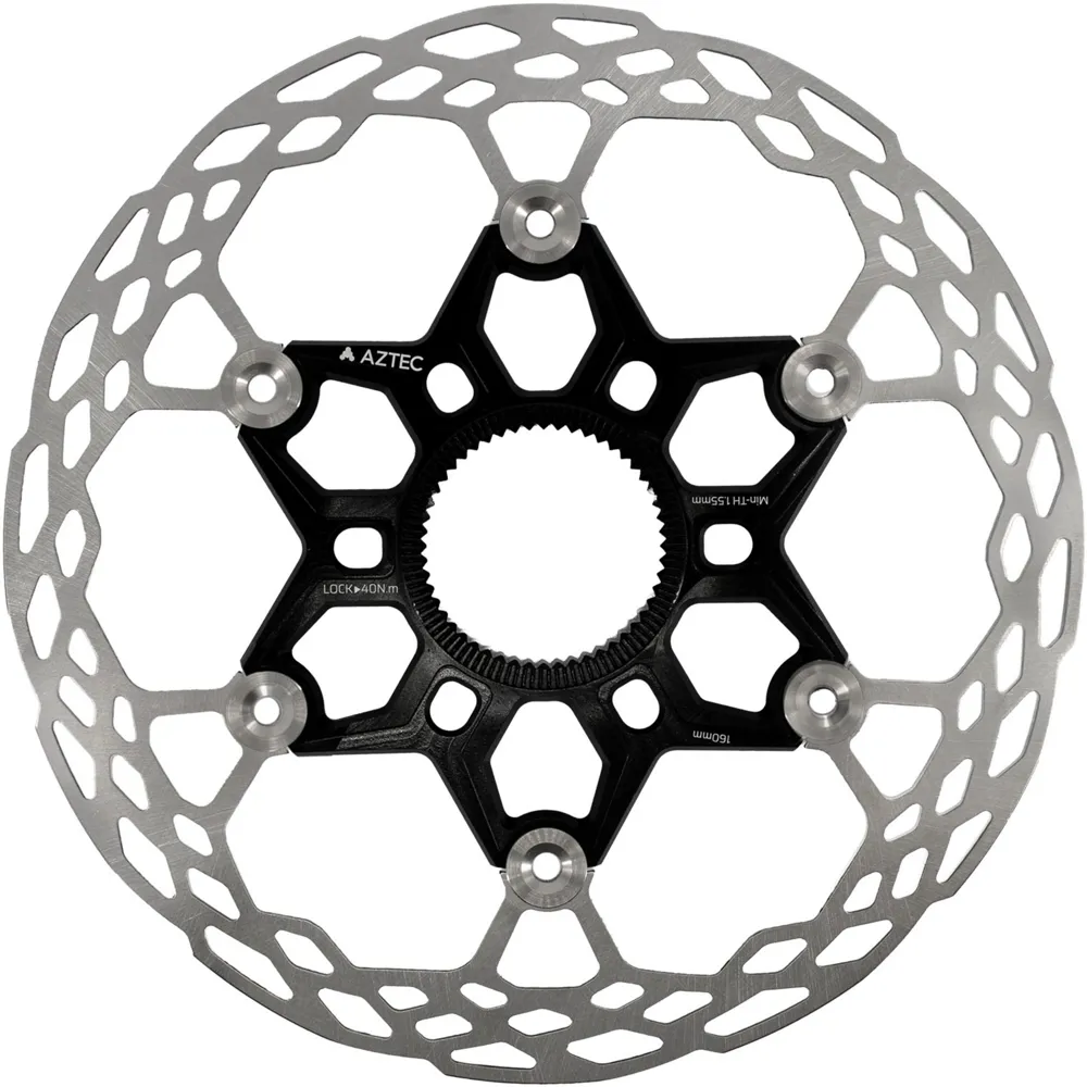 Team Cycles Aztec HexVent Ultra Lightweight Floating Centrelock Disc Brake Rotor | Interest FREE Finance & Online Refund Policy.
