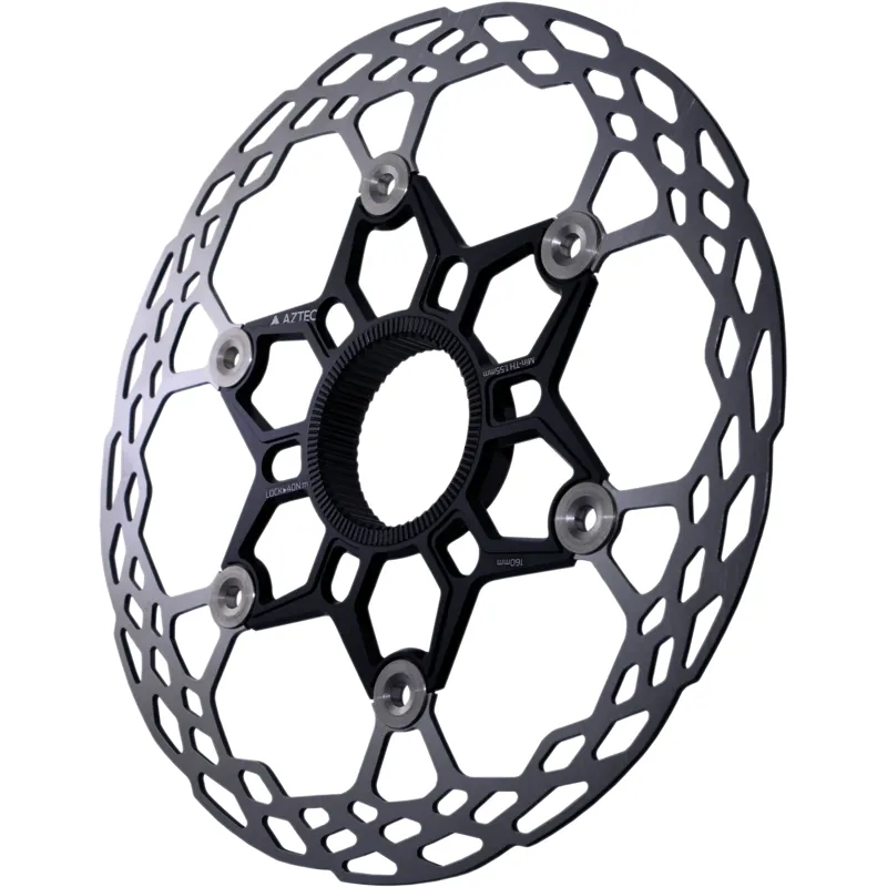 Aztec HexVent Ultra Lightweight Floating Centrelock Disc Brake Rotor-1