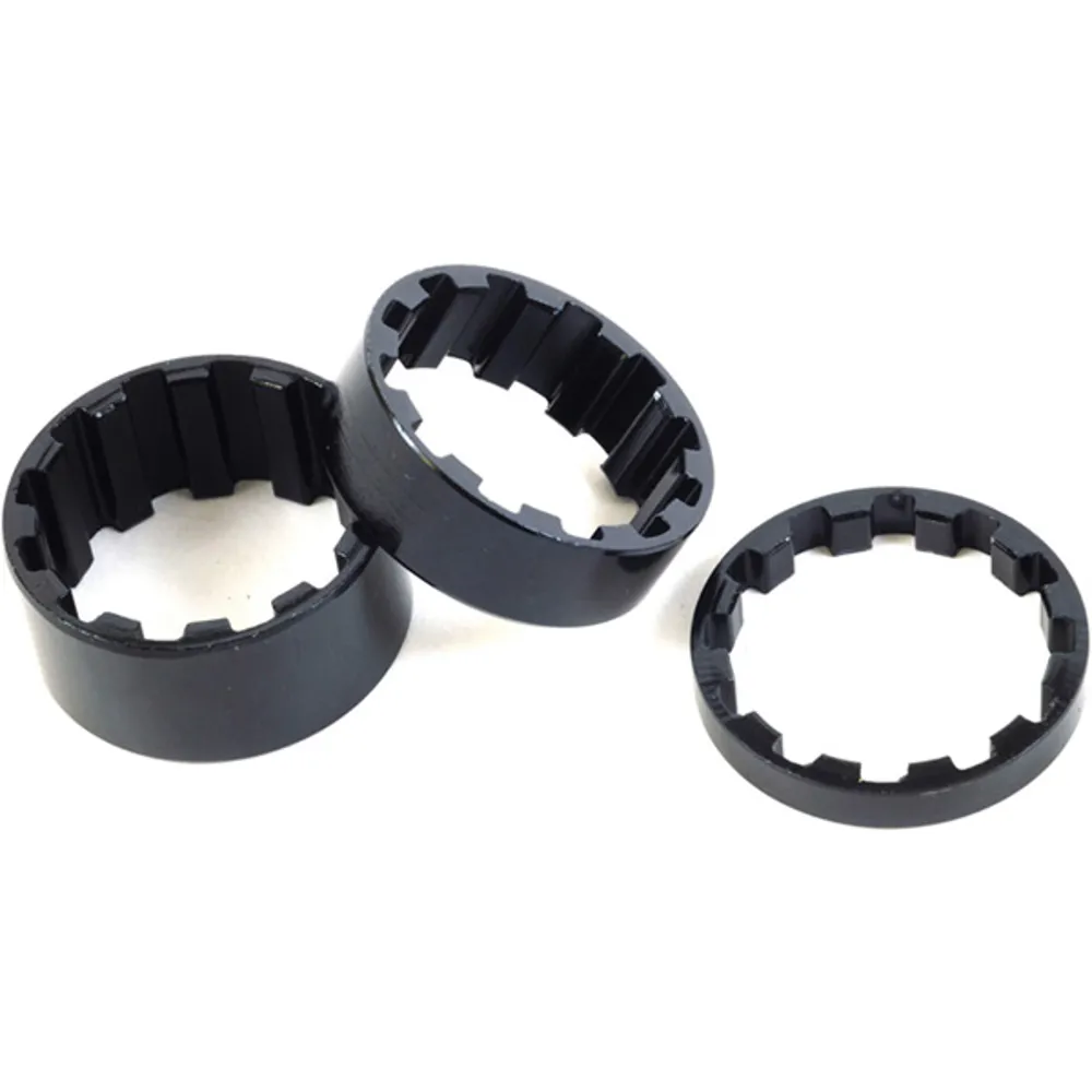 Team Cycles M Part 1in 5/10/15mm Splined Alloy Headset Spacers in Black | Interest FREE Finance & Online Refund Policy.