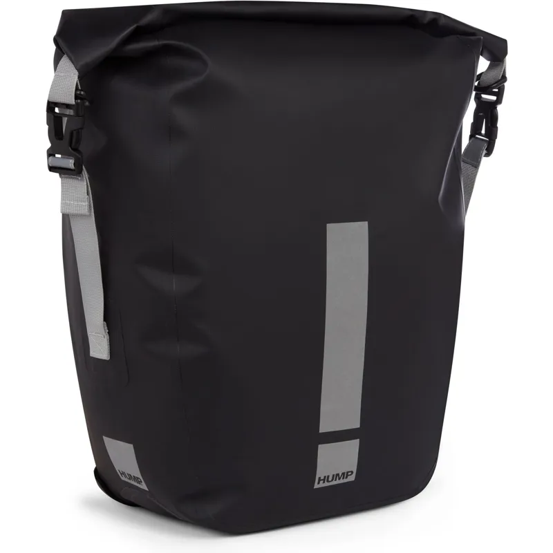 Hump Reflective Waterproof Single Pannier in Black - 30L