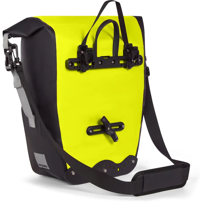 Hump Reflective Waterproof Single Pannier in Hi-Viz Yellow - 30L-1