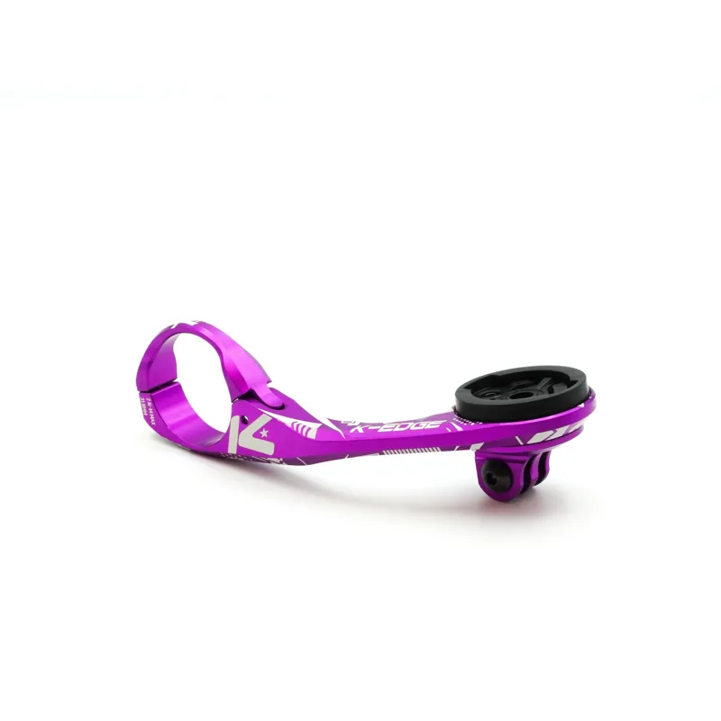 K Edge Limited Edition Garmin and Wahoo Max XL Combo Mount in Purple - 31.8mm-1