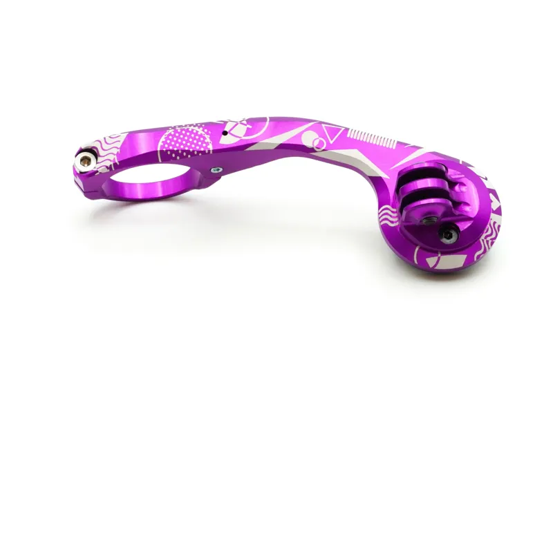 K Edge Limited Edition Garmin and Wahoo Max XL Combo Mount in Purple - 31.8mm-3