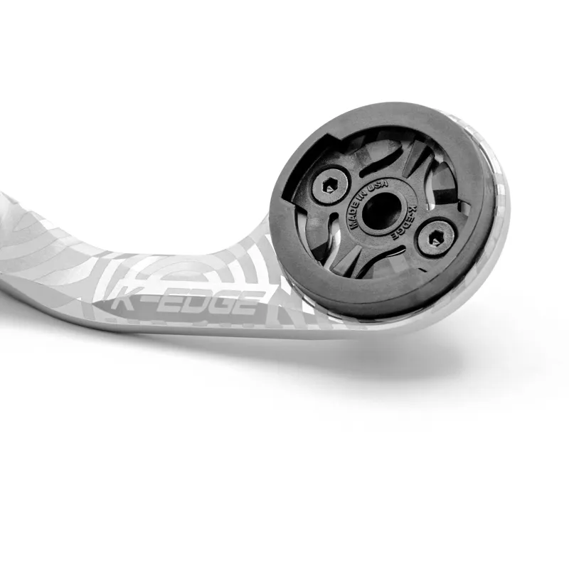 K Edge Limited Edition Garmin and Wahoo Max XL Combo Mount in Silver - 31.8mm -2