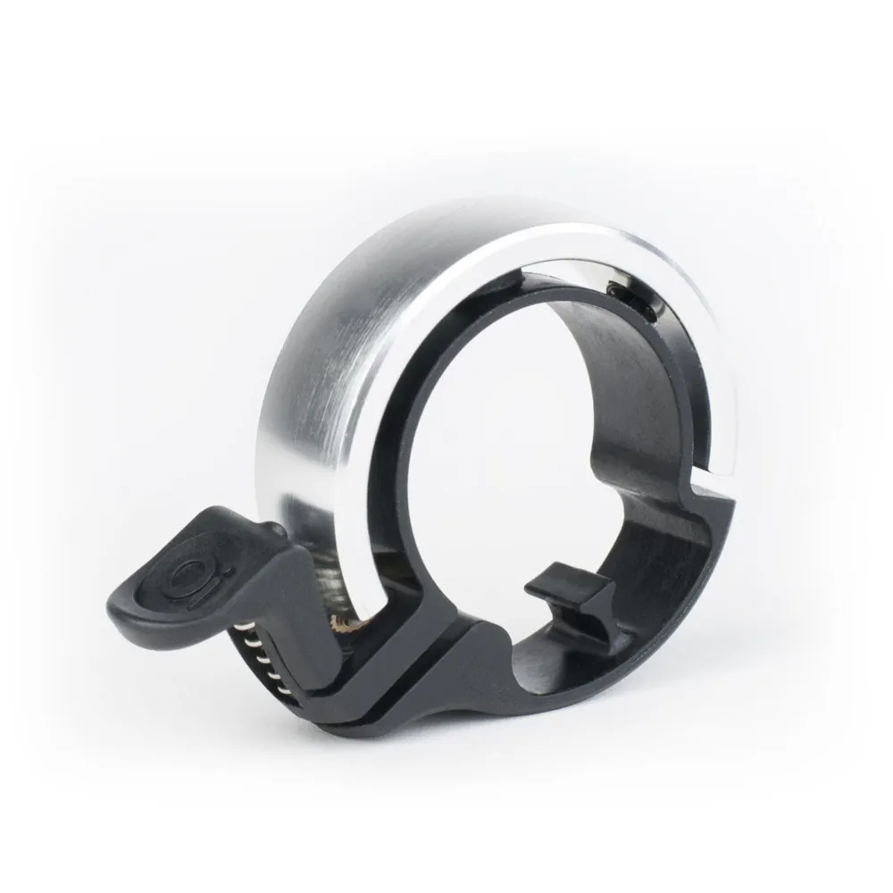 Team Cycles Knog Oi Classic Large Bicycle Bell in Silver | Interest FREE Finance & Online Refund Policy.