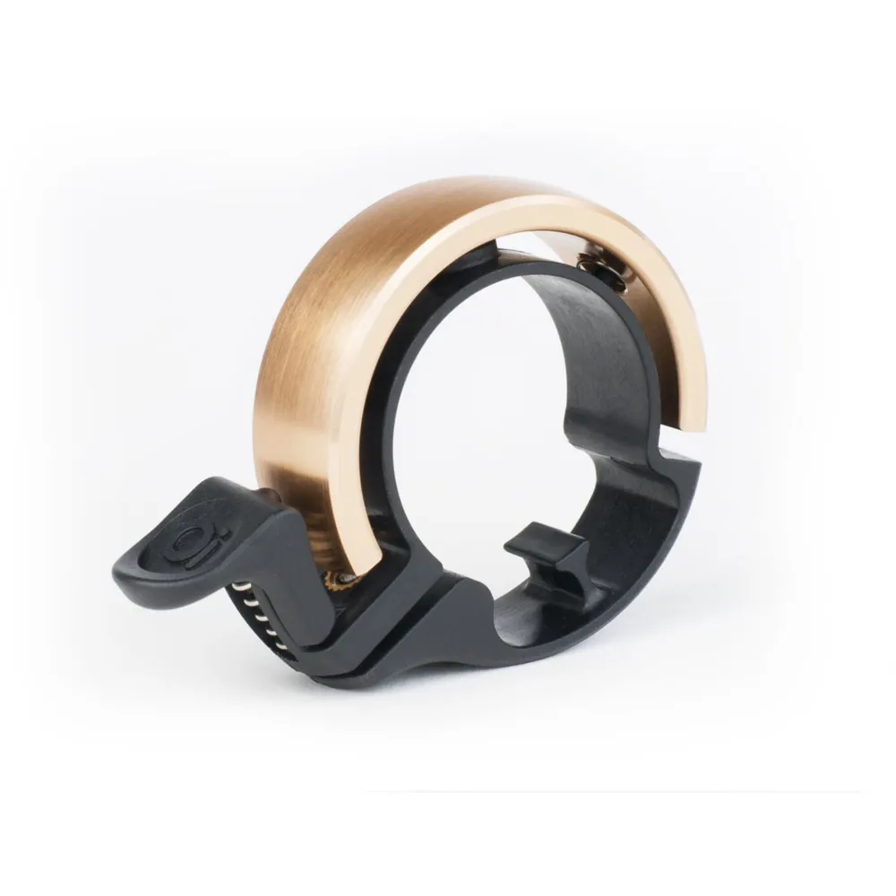 Team Cycles Knog Oi Classic Large Bicycle Bell in Brass | Interest FREE Finance & Online Refund Policy.