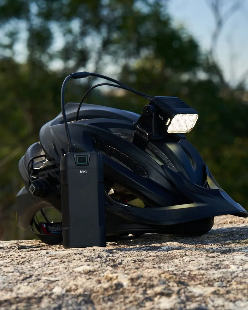 Knog Blinder X 2300 Front Bike Light and 10000 mAh Battery Pack with Helmet Kit-9