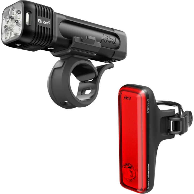 Knog Blinder Pro 1400 Front and R150 Rear Rechargeable Cycling Light Set