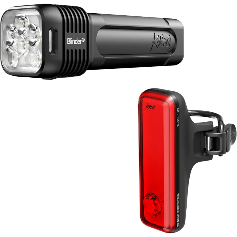 Knog Blinder Pro 1400 Front and R150 Rear Rechargeable Cycling Light Set-2