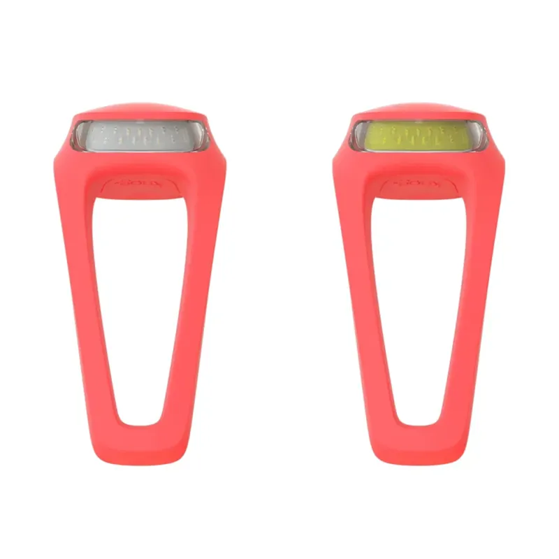 Knog Frog V3 Light Twin Pack in Coral