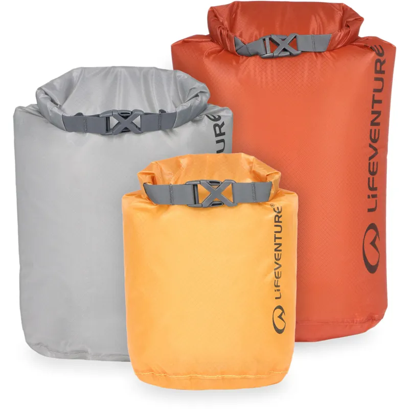 Lifeventure Ultralight DryBag Multipack - 1L 2L and 5L