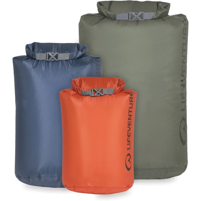 Lifeventure Ultralight DryBag Multipack - 5L 10L and 25L
