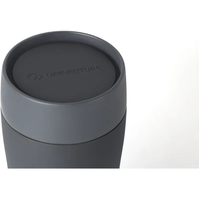 Lifeventure One Touch Thermal Mug in Black - 350ml-1