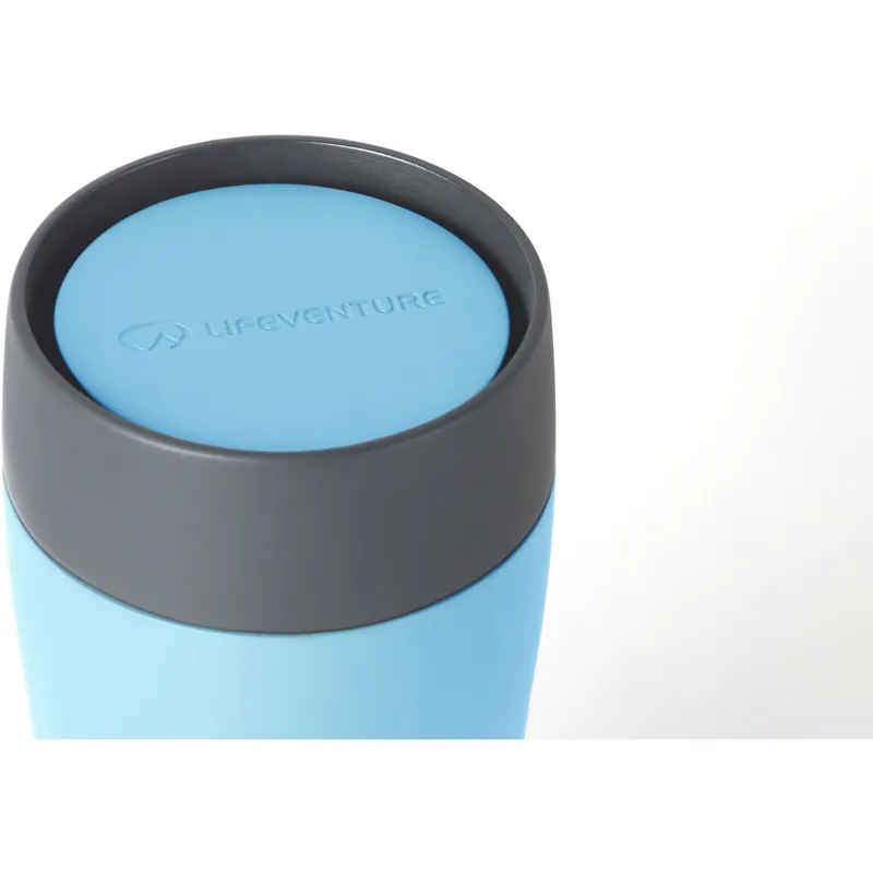 Lifeventure One Touch Thermal Mug in Blue - 350ml-1
