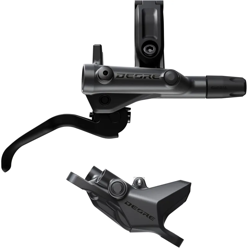 Shimano Deore BR-M6200 Rear Left 2 Pot Bled Brake Lever and Post Mount Calliper with 1700mm Hose