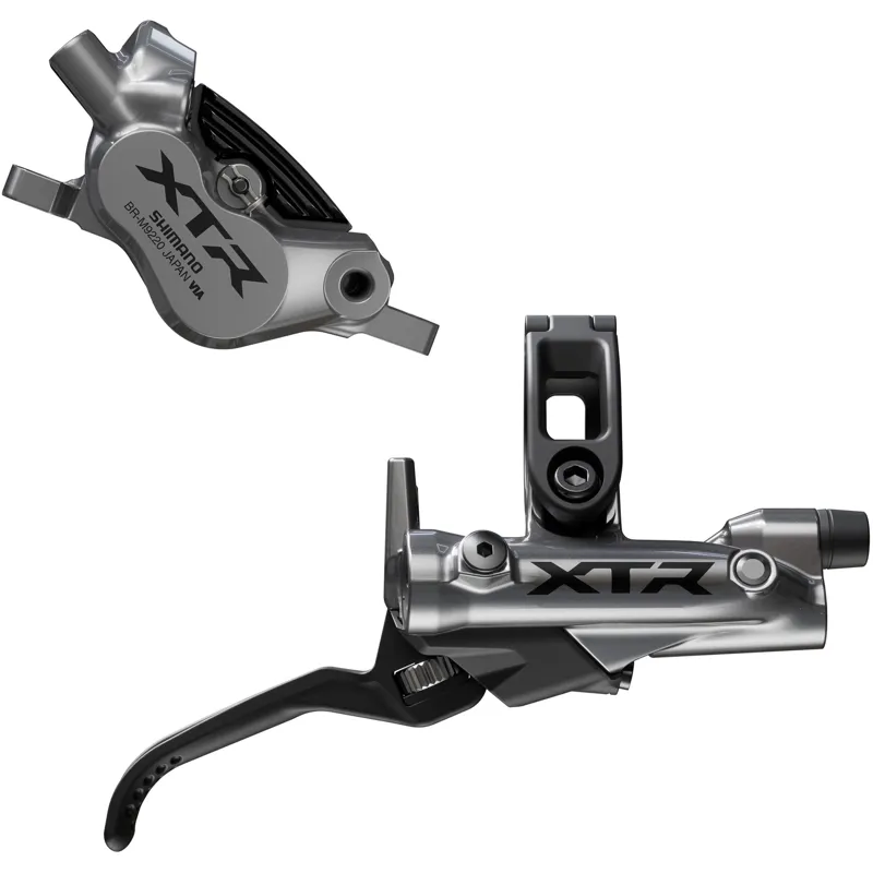 Shimano XTR BR-M9220 4 Pot Bled Front Right Hydraulic Brake Lever and Post Mount Calliper