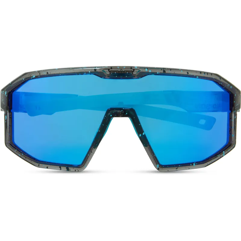 Madison Enigma Sunglasses in Blue Black Splatter with 3 Lens Pack-4