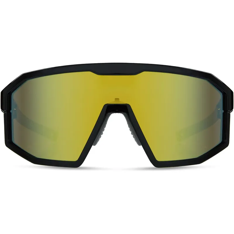 Madison Enigma Sunglasses in Gloss Black with Bronze Mirror Lens -3