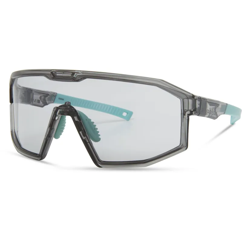 Madison Enigma Sunglasses in Crystal Gloss Smoke with Photochromic Cat 1-3 Lens