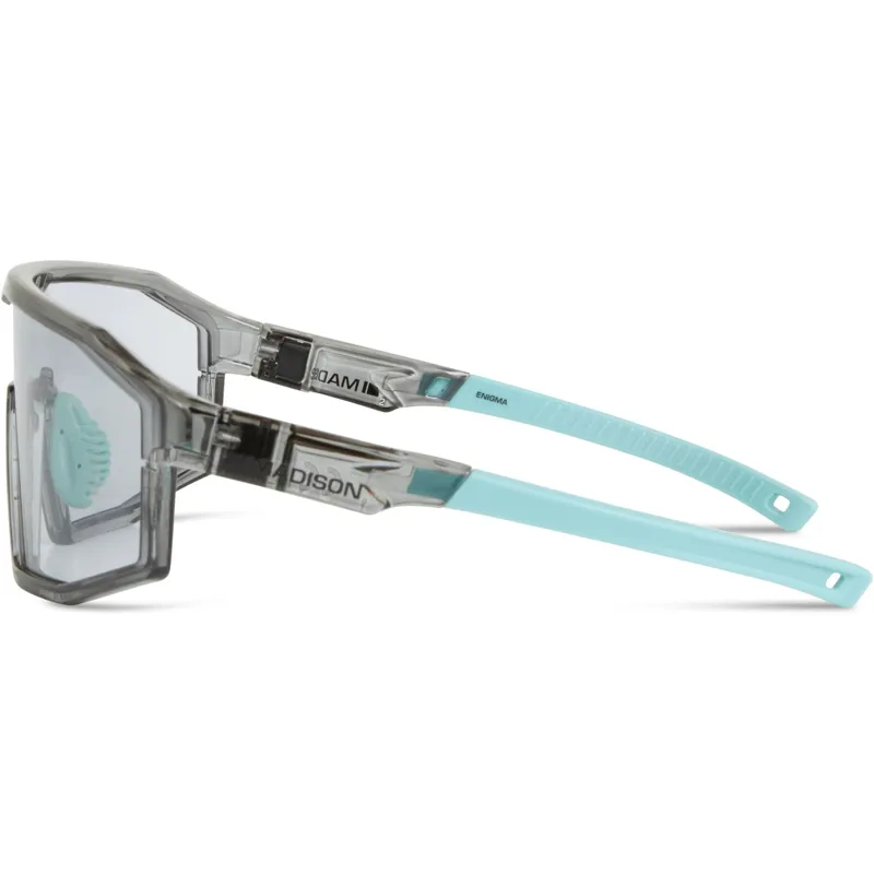 Madison Enigma Sunglasses in Crystal Gloss Smoke with Photochromic Cat 1-3 Lens-1