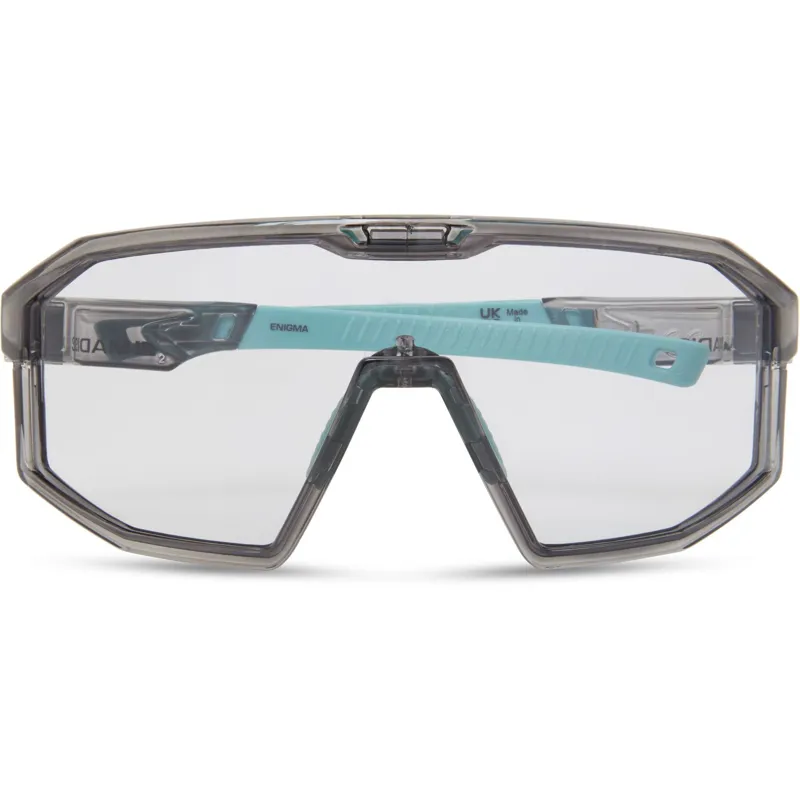 Madison Enigma Sunglasses in Crystal Gloss Smoke with Photochromic Cat 1-3 Lens-4