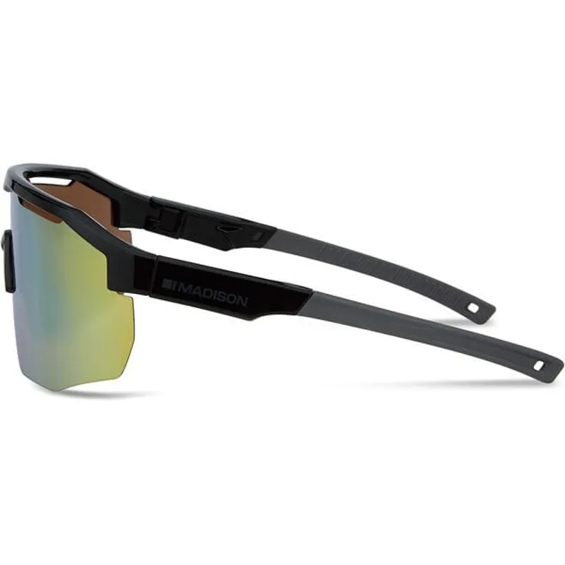 Madison Cipher Glasses in Gloss Black and Bronze Mirror-1