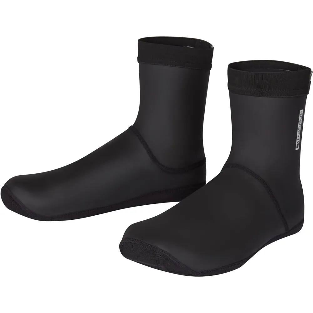 Team Cycles Madison Flux Open Sole Cycling Overshoes in Black | Interest FREE Finance & Online Refund Policy.