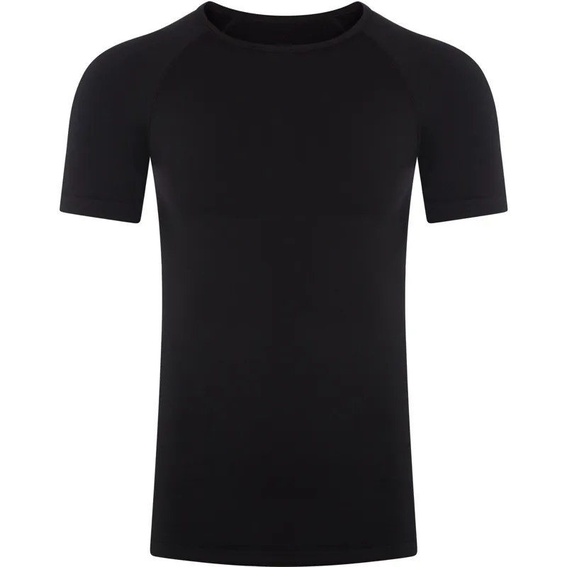Madison Roam Isoler Mesh Short Sleeve Baselayer in Black-1