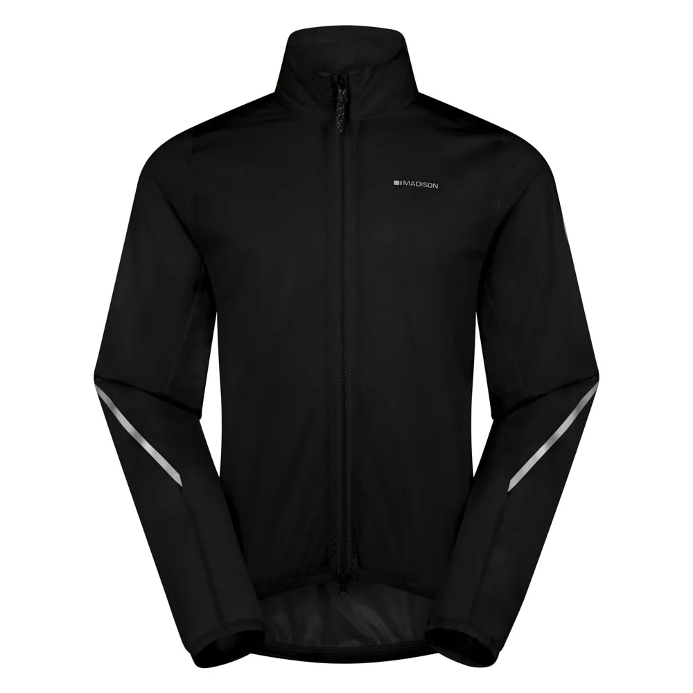 Team Cycles Madison Flux Men's 2-Layer Ultra Packable Waterproof Jacket in Black | Interest FREE Finance & Online Refund Policy.