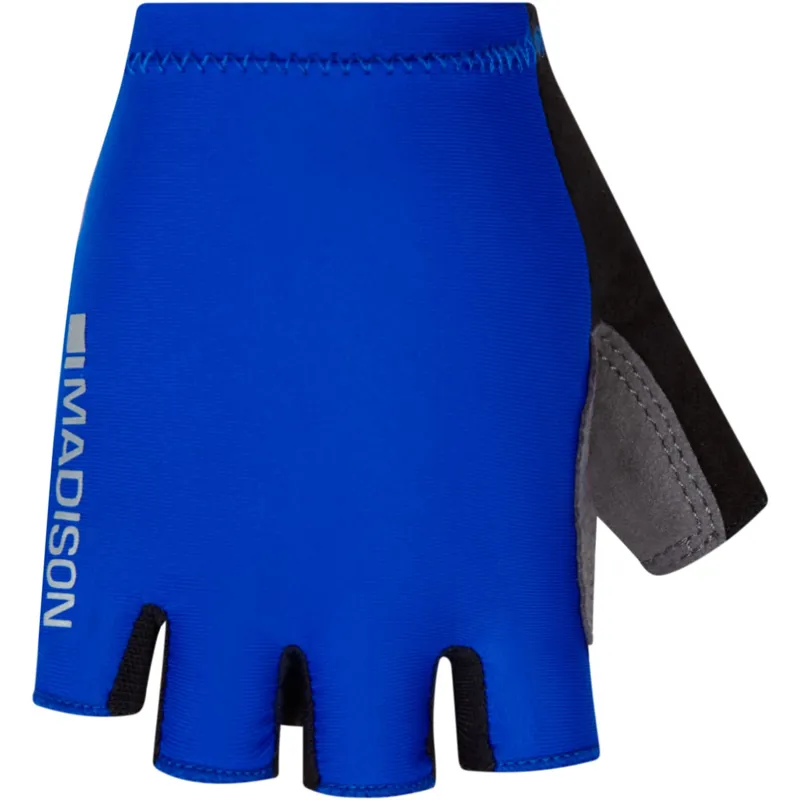 Madison Freewheel Youth Cycling Mitts in Ultramarine Blue
