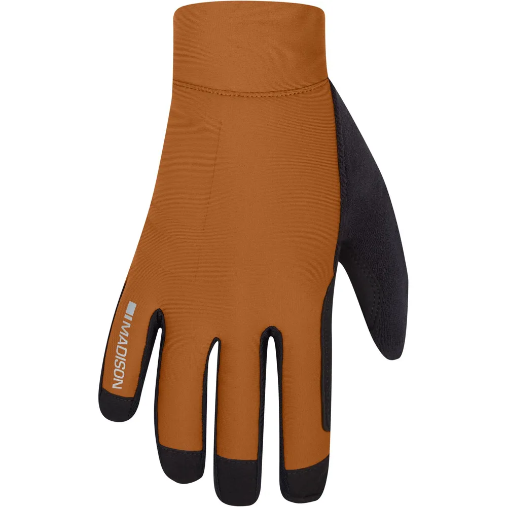 Team Cycles Madison DTE 4 Season DWR Gloves in Rust Orange | Interest FREE Finance & Online Refund Policy.