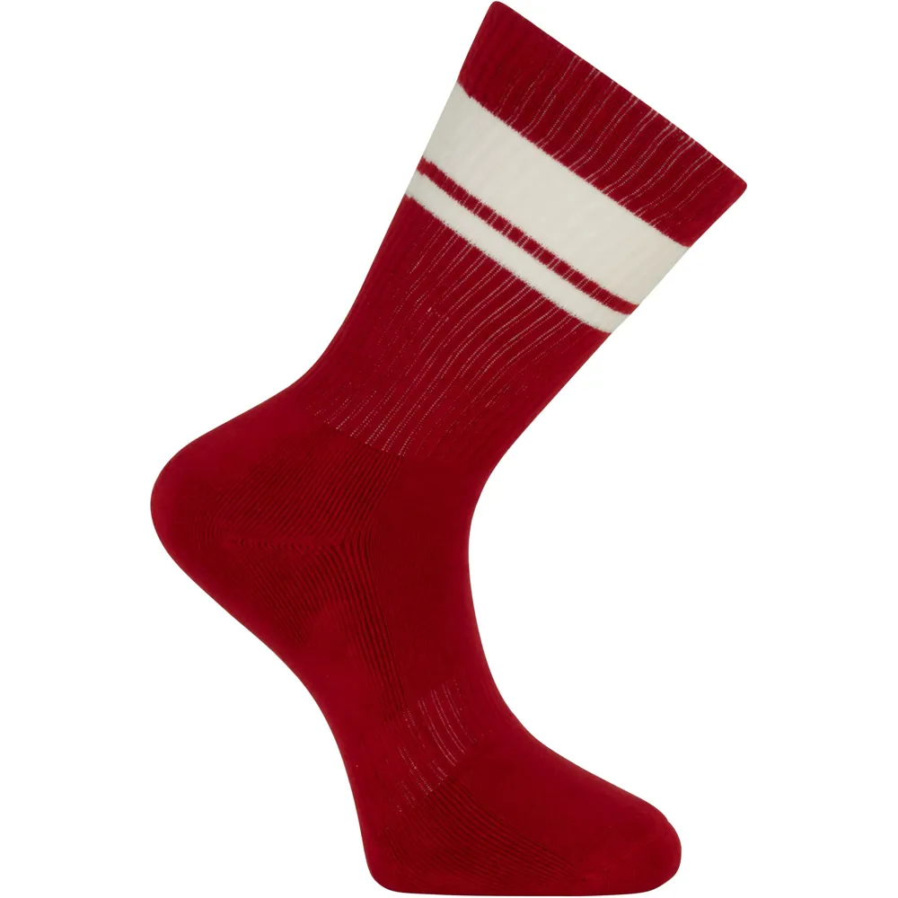 Team Cycles Madison Roam Isoler Crew Sock in Mineral Red | Interest FREE Finance & Online Refund Policy.