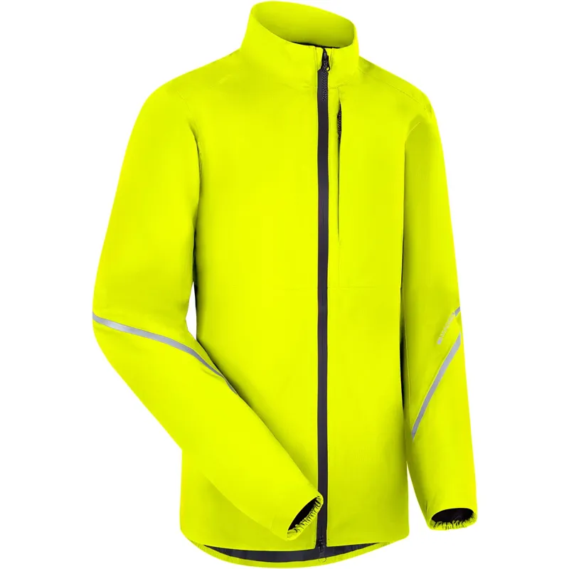 Madison Freewheel Women's Waterproof Cycling Jacket in Hi-Vis Yellow-1