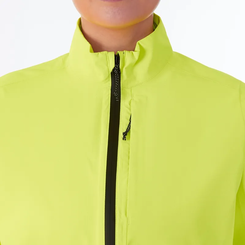 Madison Freewheel Women's Waterproof Cycling Jacket in Hi-Vis Yellow-2