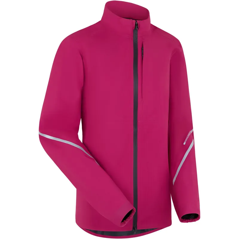 Madison Freewheel Women's Waterproof Cycling Jacket in Magenta Pink-1