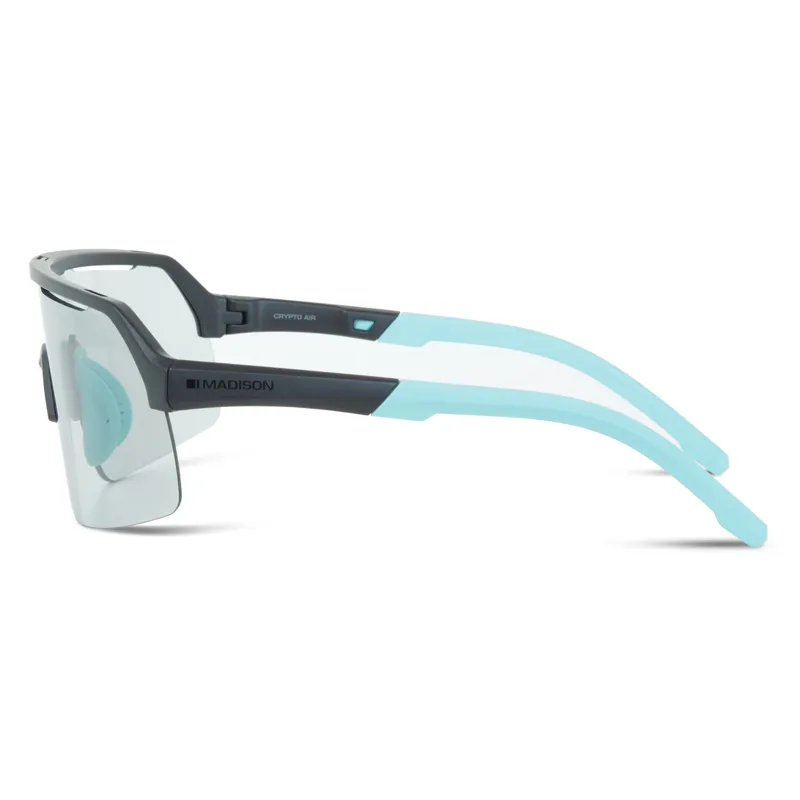 Madison Crypto Sunglasses in Matt Black Air with Photochromic Cat 1-3 Lens -1