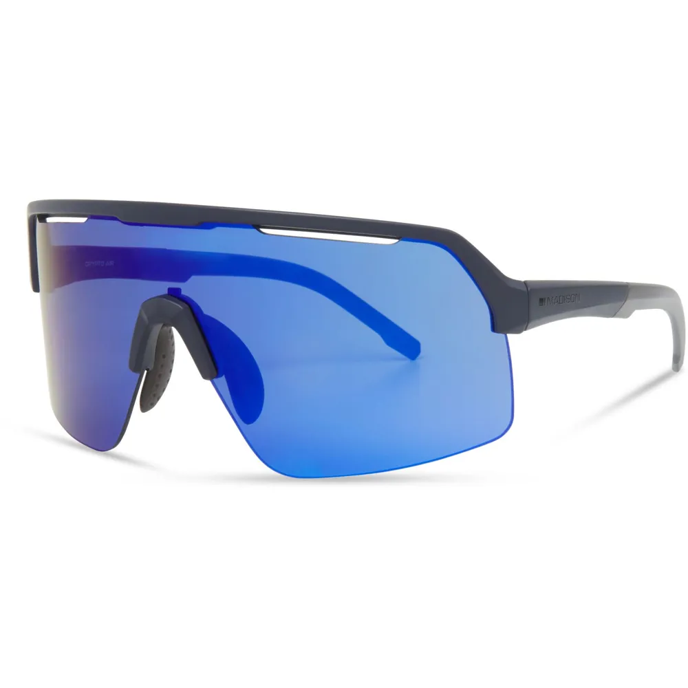 Team Cycles Madison Eyewear Madison Crypto Air Sunglasses in Black and Navy | Interest FREE Finance & Online Refund Policy.