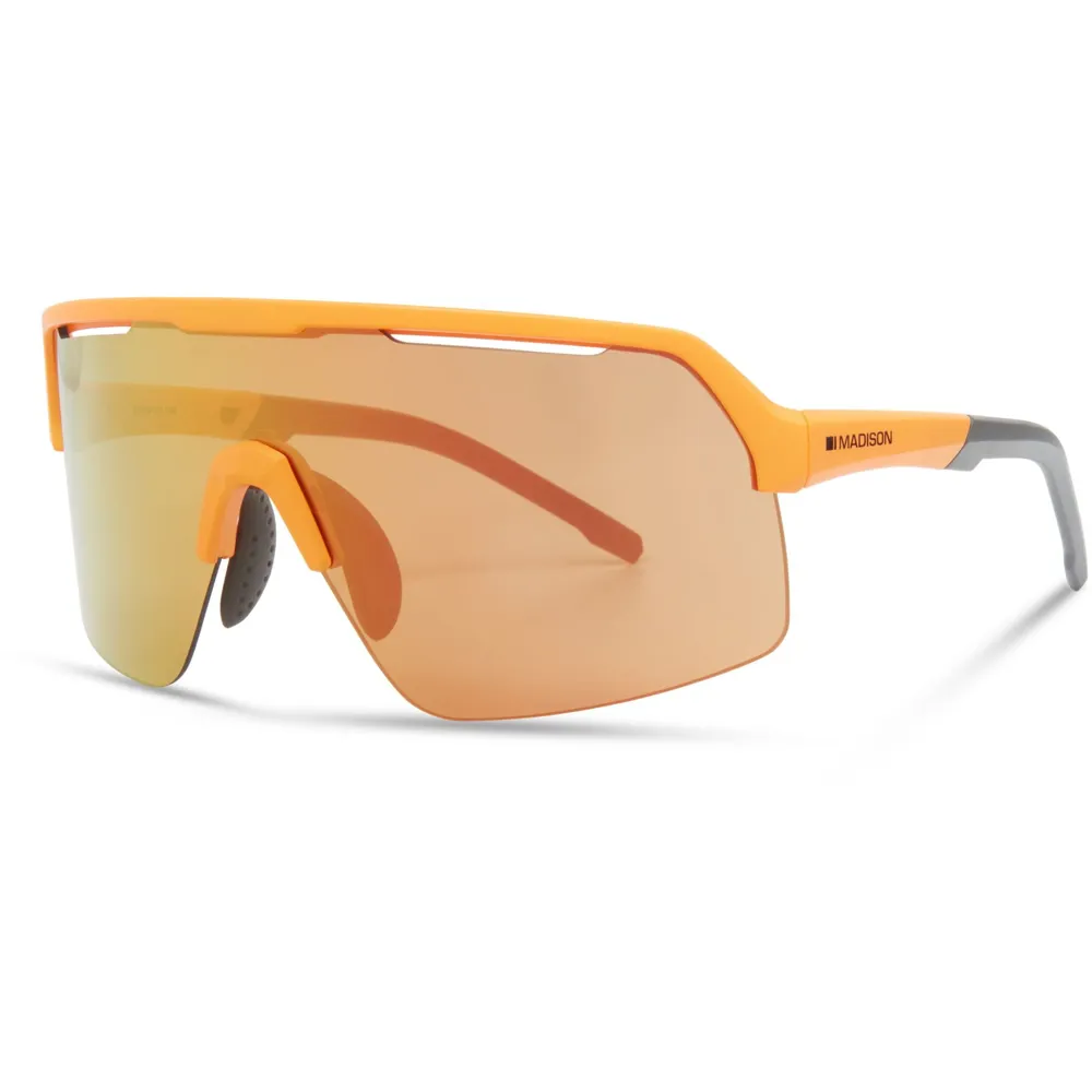 Team Cycles Madison Eyewear Madison Crypto Air Sunglasses in Orange | Interest FREE Finance & Online Refund Policy.