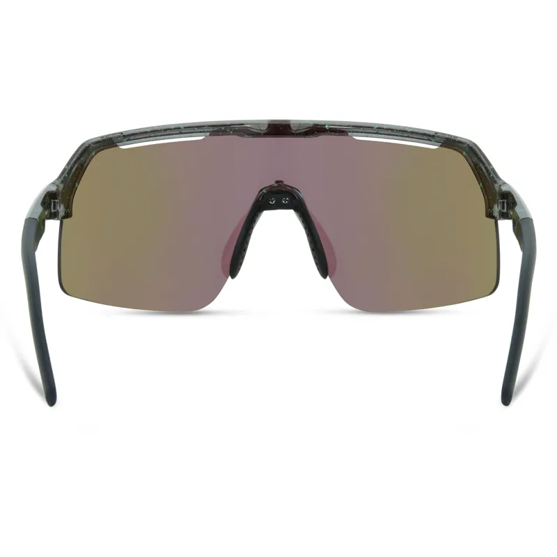 Madison Crypto Air Sunglasses in Gloss Smoke Green Splatter with 3 Lens Pack-2