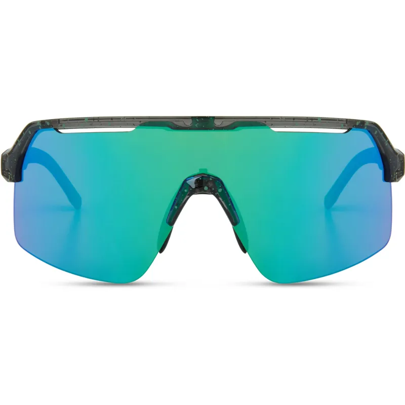 Madison Crypto Air Sunglasses in Gloss Smoke Green Splatter with 3 Lens Pack-3