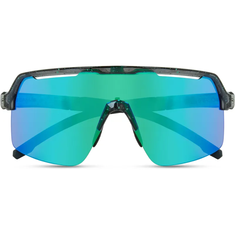 Madison Crypto Air Sunglasses in Gloss Smoke Green Splatter with 3 Lens Pack-4