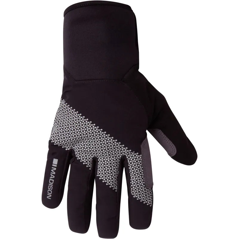 Madison Stellar Reflective Waterproof Thermal Gloves in Black