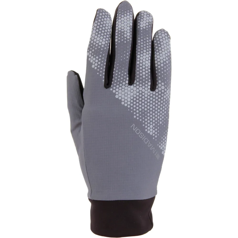 Team Cycles Madison Freewheel Stellar-Tech Windproof Gloves in Black and Castle Grey | Interest FREE Finance & Online Refund Policy.
