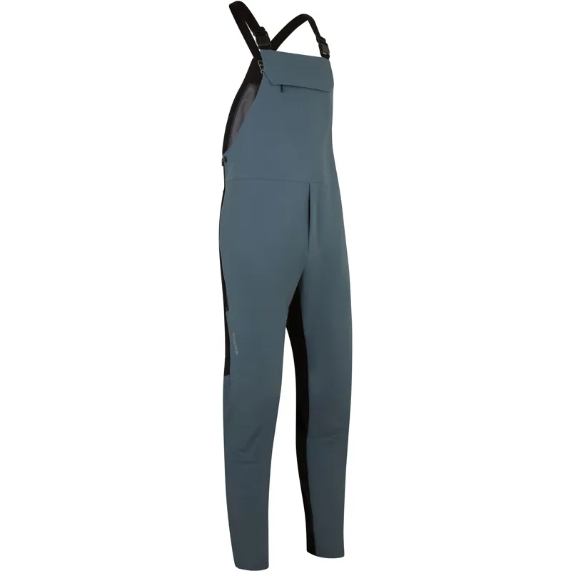 Madison DTE 4 Season DWR Mountain Bike Bib Trousers in Airforce Grey and Black-1