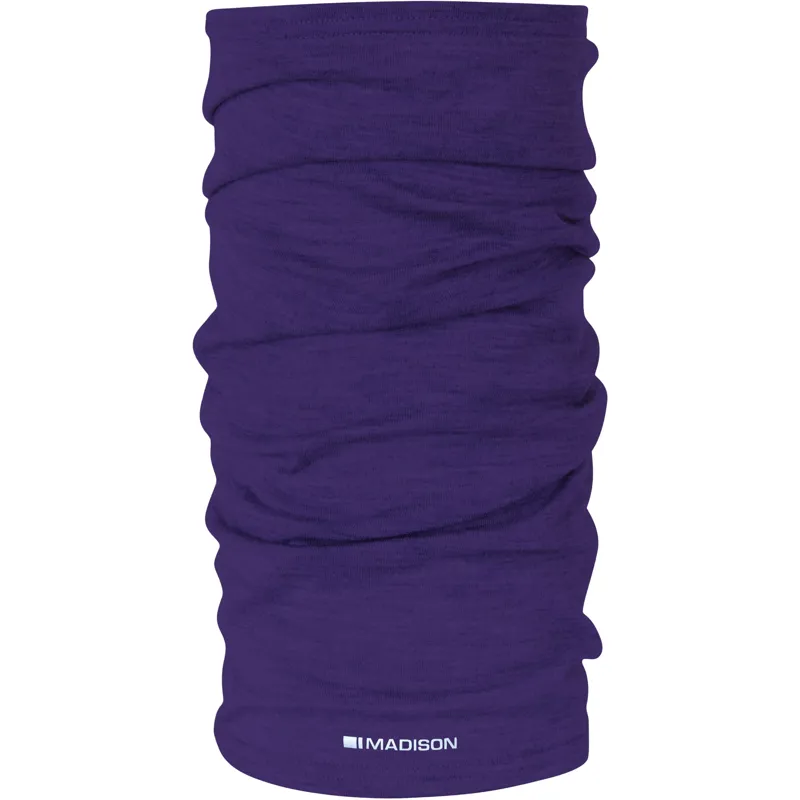 Madison Roam Merino Necktube in Plasma Purple