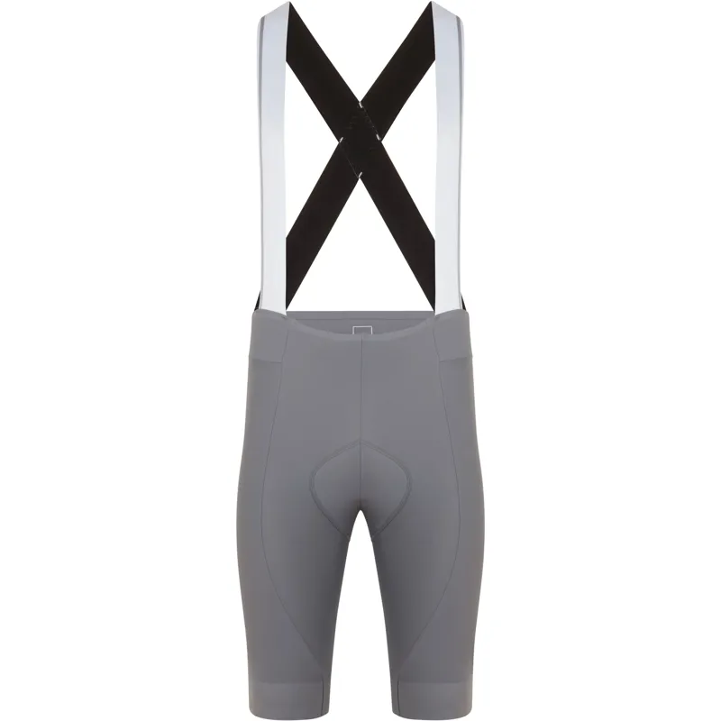 Madison Flux EIT Pad Lycra Bib Shorts in Steel Grey