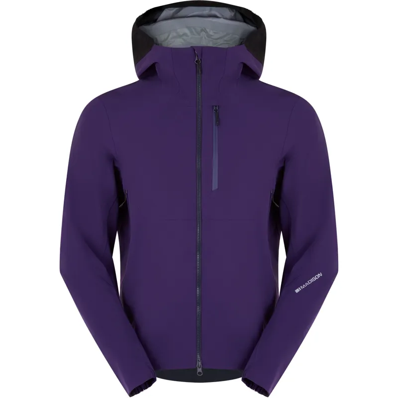 Madison DTE 3-Layer Men's Waterproof Jacket in Plasma Purple
