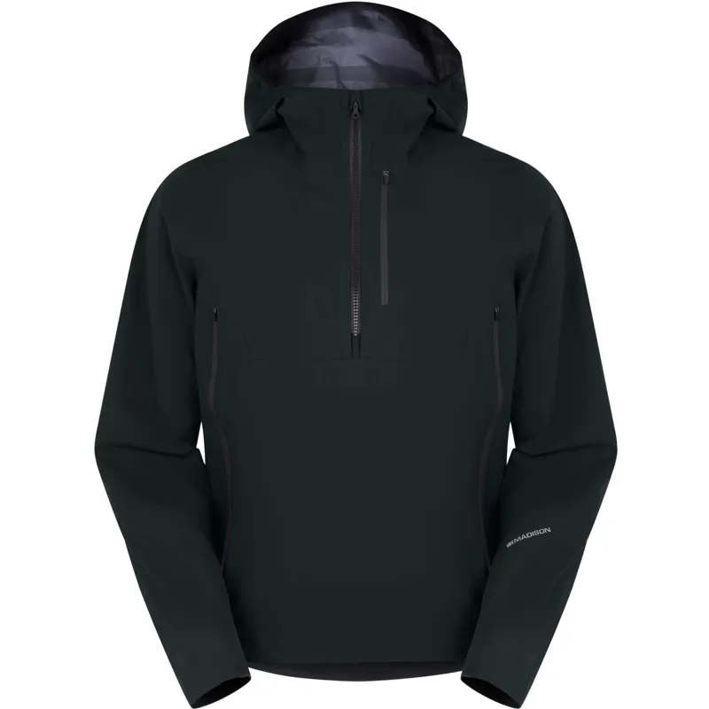 Madison Flux 3-Layer Waterproof Smock Trail Jacket in Forest Green